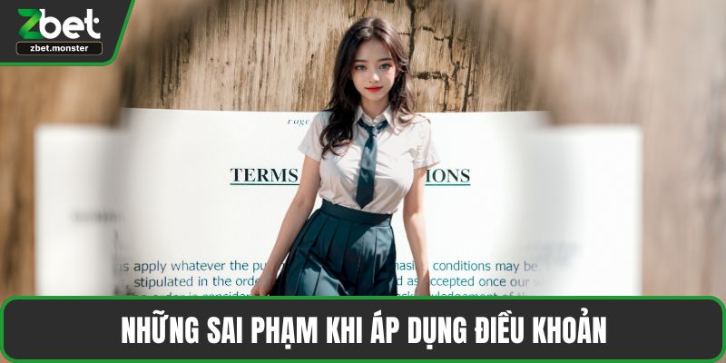 Những sai phạm khi áp dụng điều khoản