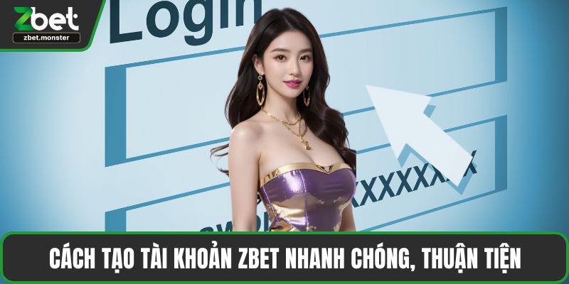 Cách tạo tài khoản ZBET nhanh chóng, thuận tiện
